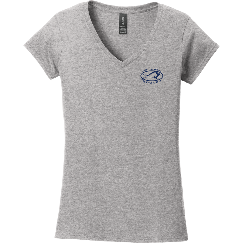 Jr. Herd Softstyle Ladies Fit V-Neck T-Shirt
