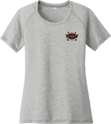 Orange County West Ladies PosiCharge Tri-Blend Wicking Scoop Neck Raglan Tee